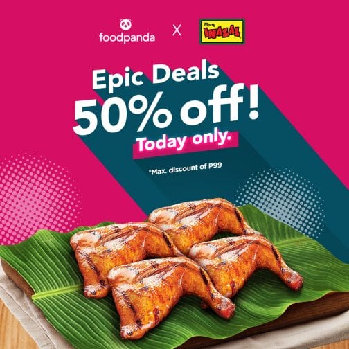 Mang Inasal - Epic Deals: Get 50% Off on Orders via Foodpanda | Deals Pinoy