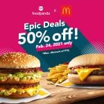 McDonald's - Epic Deals: Get 50% Off via Foodpanda