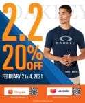Oakley - 2.2 Deal: Get 20% Off on Lazada and Shopee