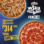 Papa John's Pizza - World Pizza Day: Get 12" Family Pizza for ₱314 (Save ₱285)