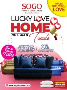 SOGO Home & Office Center - Lucky Love Home Treats Promo