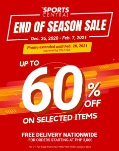 Sports Central - End of Season Sale: Up to 60% Off on Selected Items