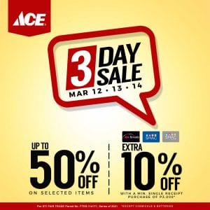 ACE Hardware - 3-Day Sale: Get Up to 50% Off Selected Items