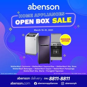 Abenson - Home Appliances Open Box Sale: Get Up to 50% Off