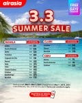 AirAsia - 3.3 Summer Sale Promo