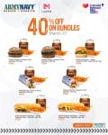 ArmyNavy Burger + Burrito - Get 40% Off on Bundles via Lazada