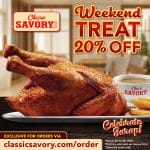 Classic Savory - Weekend Treat: Get 20% Off on Classic Chicken