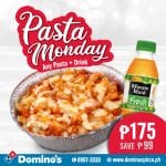 Domino's Pizza - Pasta Monday: Get Any Pasta + Drink for ₱175 (Save ₱99)
