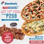 Domino's Pizza - Get Any 10" Pizza for ₱259