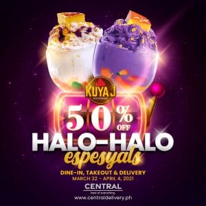 Kuya J Restaurant - Get 50% Off Halo-Halo-Espesyal via Central Delivery