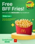 McDonald's - Get FREE BFF Fries When You Order via GrabFood