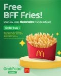 McDonald's - Get FREE BFF Fries for Orders via GrabFood