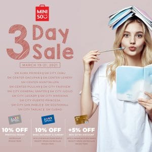 Miniso - 3-Day Sale: Get Up to 10% Off