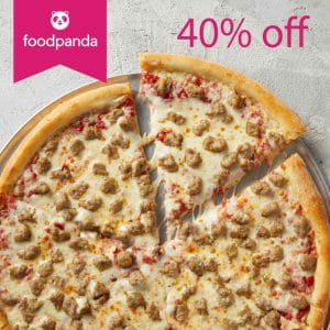 Sbarro - Foodpanda Mega Monday Deal Extended: Get 40% Off
