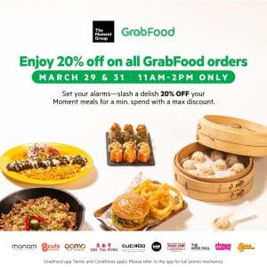 The Moment Group - Get 20% Off on All GrabFood Orders