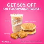 Tim Hortons - Get 50% Off on Orders via Foodpanda