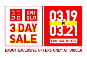 Uniqlo - 3-Day Sale: Exclusive Offers