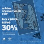 Adidas - Sneaker Week Sale: Buy 2 Pairs and Save 30%