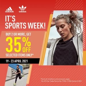 Adidas - Sports Week: Buy 2 or More and Get 35% Off Selected Items