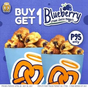 Auntie Anne's - Buy 1 Get 1 Blueberry Cream Cheese Nuggets