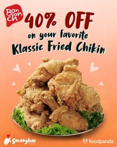 Bonchon Chicken - Get 40% Off on Klassic Fried Chikin via Foodpanda