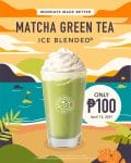 The Coffee Bean and Tea Leaf (CBTL) - Matcha Green Tea for ₱100