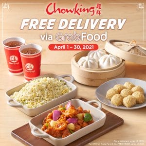 Chowking - Get FREE Delivery on Orders via GrabFood