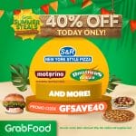 GrabFood - April 14 Summer Steals Promo: Get 40% Off