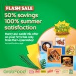 GrabFood - April 30 Summer Steals Bahaycation Flash Sale: Get 50% Off