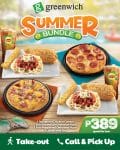 Greenwich Pizza - Summer Bundle for ₱389