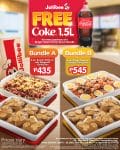 Jollibee - Get FREE 1.5L Coke for Every Burger Steak Family Savers Bundle