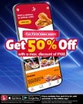 Jollibee - First Time Users Get 50% Off via App Orders