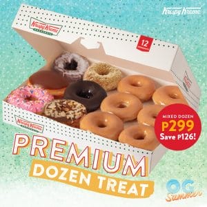 Krispy Kreme - May Premium Dozen Treat for ₱299 (Save ₱126)