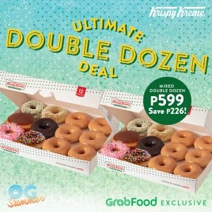 Krispy Kreme - Ultimate Dozen Deal for ₱599 (Save ₱226) via GrabFood