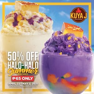 Kuya J Restaurant - 50% Off Halo-Halo Summer Promo via Central Delivery