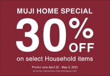 MUJI - Home Special: Get 30% Off Selected Household Items