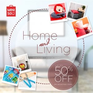 Miniso - Home and Living Sale: Get Up to 50% Off on Selected Items