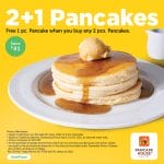 Pancake House - Buy 2 Pancakes and Get 1 FREE via GrabFood