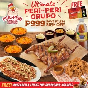 Peri-Peri Charcoal Chicken - Ultimate Peri-Peri Grupo for ₱999