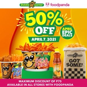 Potato Corner - Epic Deals: Get 50% Off via Foodpanda