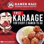 Ramen Nagi - Get FREE Karaage for Every 2 Ramen To Go