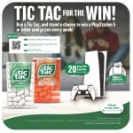 Tic Tac For The Win Contest - Stand a Chance to Win a Sony Playstation 5 or Apple AirPods