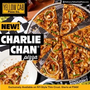 Yellow Cab Pizza's New Charlie Chan Pizza is Here! 