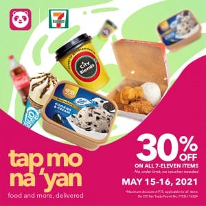 7-Eleven - Get 30% Off on All Items via Foodpanda