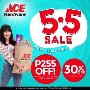 ACE Hardware - 5.5 Deal: Get 30% Off on Selected Items
