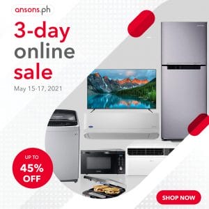 Anson's - May 3-Day Online Sale: Get Up to 45% Off