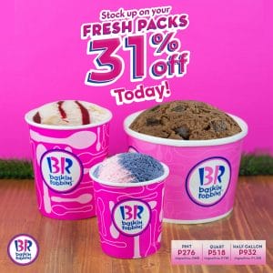 Baskin-Robbins - Get 31% Off Fresh Packs