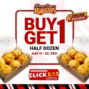 Kenny Rogers Roasters - Buy 1 Get 1 Half Dozen Corn Muffins