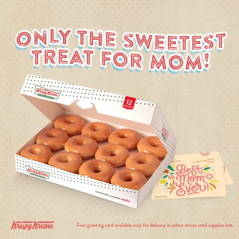 Krispy Kreme Mother's Day Get a FREE Greeting Card for Every Order