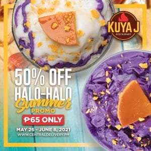 Kuya J Restaurant - Get Halo-Halo Espesyal for P65 via Central Delivery